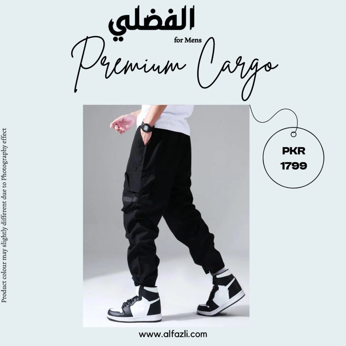 Lavish Black Premium Air Force Cargo - Image 1